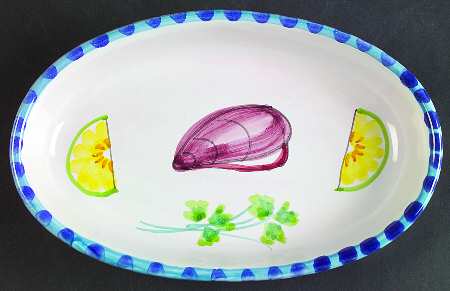 Al Mare 8" Oval Plate