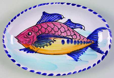 Al Mare 10" Oval Plate