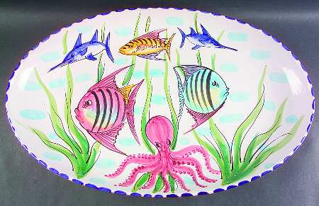 Al Mare 24" Oval Serving Platter