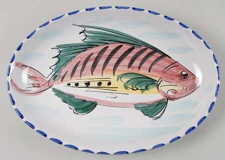 Al Mare 16" Oval Serving Platter