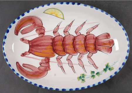 Al Mare 16" Oval Serving Platter