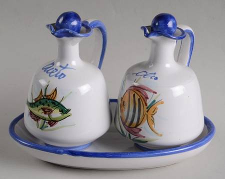 Al Mare Vinegar and Oil Tray Set