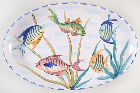 Al Mare 24" Oval Serving Platter