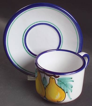 Buon Giorno Flat Cup & Saucer Set