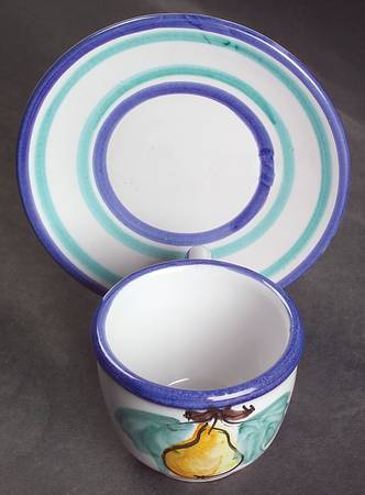 Buon Giorno Flat Demitasse Cup & Saucer Set