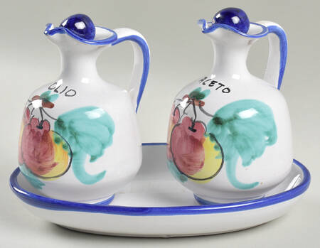 Buon Giorno Vinegar and Oil Tray Set
