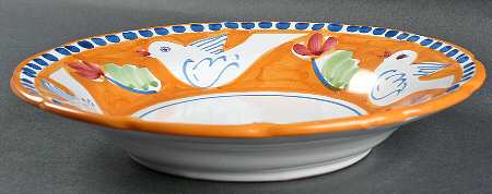 Campagna Bird (Uccello) 9" Soup/Pasta Bowl