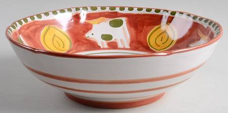 Campagna Cow (Mucca) 10" Round Serving Bowl