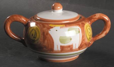 Campagna Cow (Mucca) Sugar Bowl & Lid