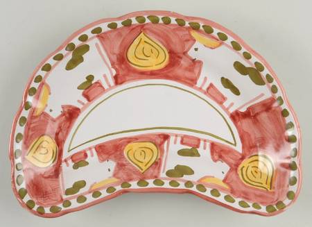 Campagna Cow (Mucca) Crescent Salad Plate