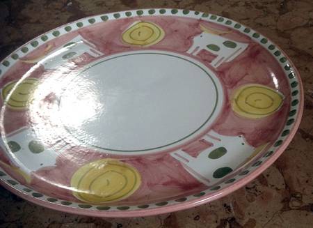 Campagna Cow (Mucca) 8" Individual Pasta Bowl