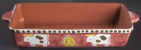 Campagna Cow (Mucca) 15" Rectangular Baker