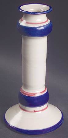 Campagna-Fish Royal Blue (Pesce) 7" Candlestick by Vietri (Italy)