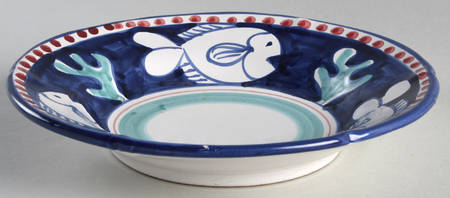Campagna-Fish Royal Blue (Pesce) 9" Soup/Pasta Bowl