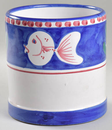 Campagna-Fish Royal Blue (Pesce) Medium Canister No Lid