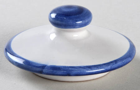 Campagna-Fish Royal Blue (Pesce) Lid for Sugar Bowl