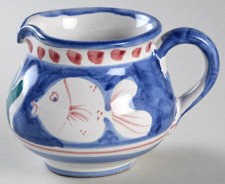 Campagna-Fish Royal Blue (Pesce) Creamer