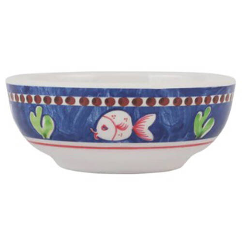 Campagna-Fish Royal Blue (Pesce) Melamine Dip Bowl