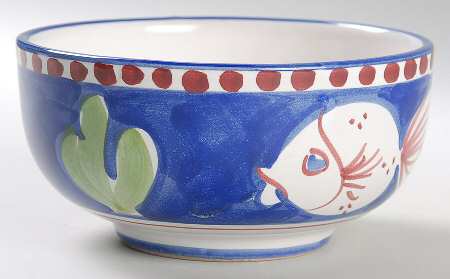 Campagna-Fish Royal Blue (Pesce) Soup/Cereal Bowl