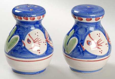 Campagna-Fish Royal Blue (Pesce) Salt & Pepper Set