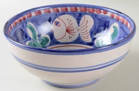 Campagna-Fish Royal Blue (Pesce) Soup/Cereal Bowl