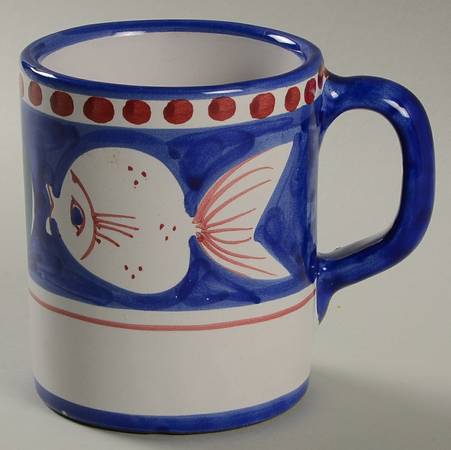 Campagna-Fish Royal Blue (Pesce) Mug