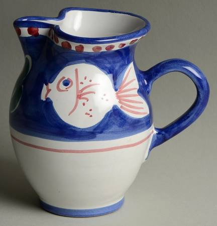 Campagna-Fish Royal Blue (Pesce) 16 Oz Pitcher