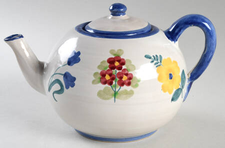 Campagna Flowers Teapot & Lid