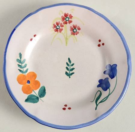 Campagna Flowers Bread & Butter Plate