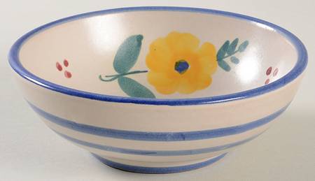 Campagna Flowers Coupe Cereal Bowl