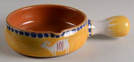 Campagna Ram (Montone) Round Bowl with Handles