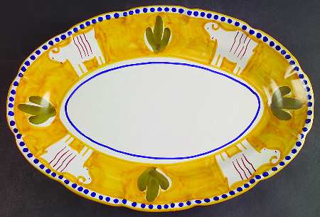 Campagna Ram (Montone) 16" Oval Serving Platter