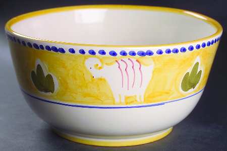 Campagna Ram (Montone) 10" Large Salad Serving Bowl