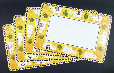 Campagna Ram (Montone) Vinyl Placemat - Set of 4