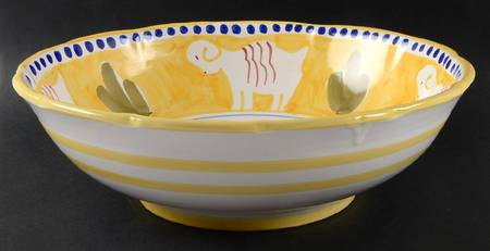 Campagna Ram (Montone) 12" Round Serving Bowl