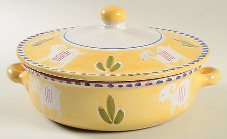 Campagna Ram (Montone) 2.5 Qt Round Covered Casserole