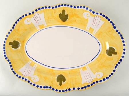 Campagna Ram (Montone) 22" Oval Serving Platter