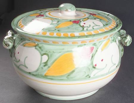 Campagna Rabbit (Coniglio) 3.5 Quart Round Covered Casserole