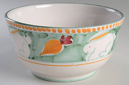 Campagna Rabbit (Coniglio) 10" Large Salad Serving Bowl