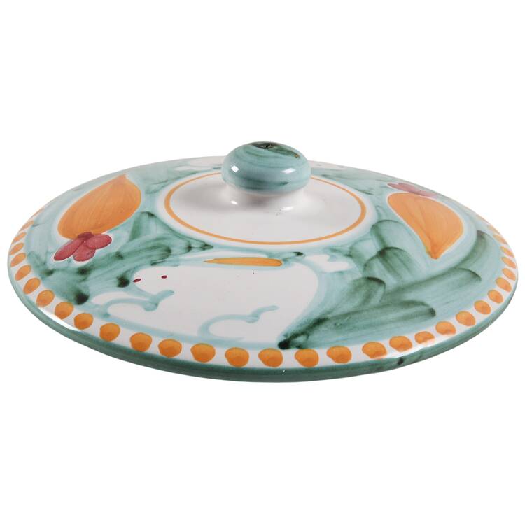 Campagna Rabbit (Coniglio) Lid for 1.25 Qt Round Casserole