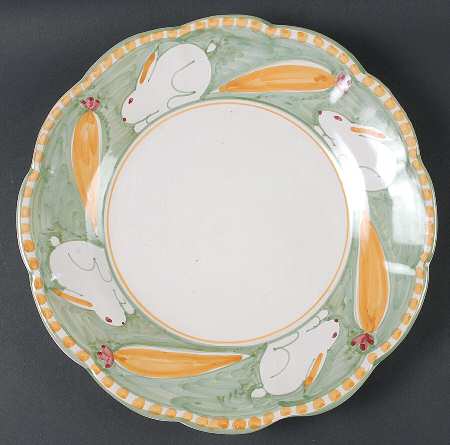 Campagna Rabbit (Coniglio) 13" Chop Plate (Round Platter)