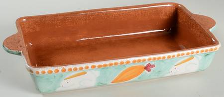 Campagna Rabbit (Coniglio) 15" Rectangular Baker