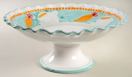 Campagna Rabbit (Coniglio) Round Compote (Height X Width)