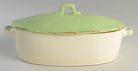 Cucina Fresca 2.25 Quart Oval Covered Casserole
