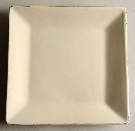 Crema Square Salad Plate