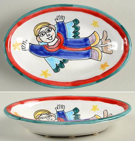 De Simone Angel Medium Oval Plate