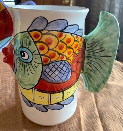 Fish Fish (Fish Completely Colored) 52 Oz Pitcher