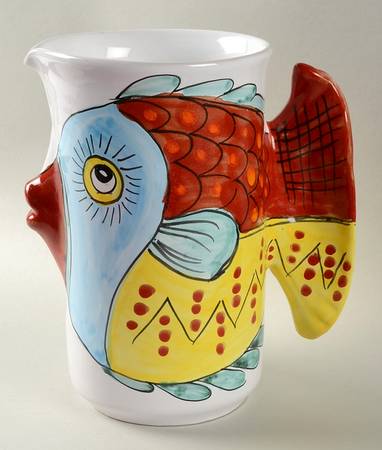 Fish Fish (Fish Completely Colored) 52 Oz Pitcher
