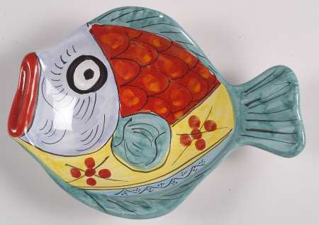 Fish Fish (Fish Completely Colored) 10" Oval Fish Dish