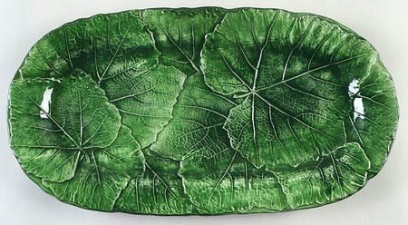 Foglia Fresca 16" Oval Serving Platter